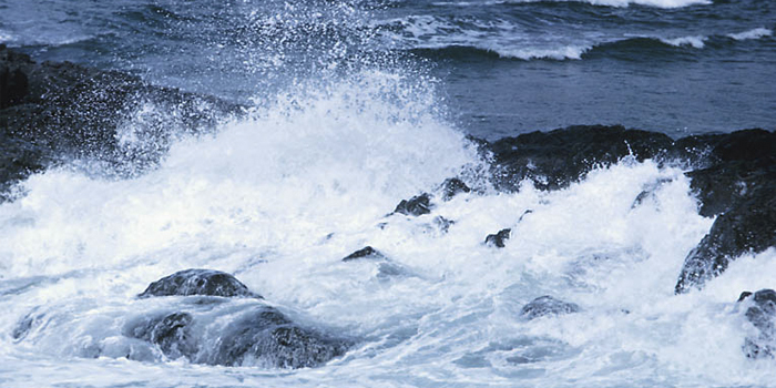 La fuerza de las olas