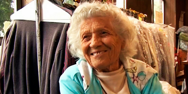 Filomena, una trabajadora de 100 años